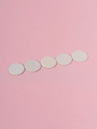 ALGEBRA BEAUTY   Сменные файлы  для педикюрного диска тонкие   SOFT WHITE   (50шт)   S (15мм)   #180