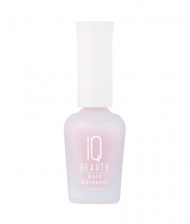 IQ BEAUTY   Укрепитель  для ослабленных и ломких ногтей с коллоидным золотом   12,5мл   Gold Hardener  ROSE