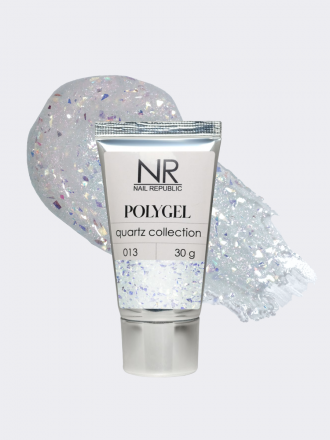 NAIL REPUBLIC   Полигель с шиммером   PolyGel Quartz   #13   30г