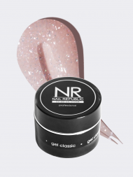 NAIL REPUBLIC   Гель  для моделирования самовыравнивающийся светоотражающий   Gel   NUDE FLASH   #252   15г