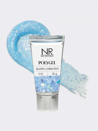NAIL REPUBLIC   Полигель с шиммером   PolyGel Quartz   #18   30г