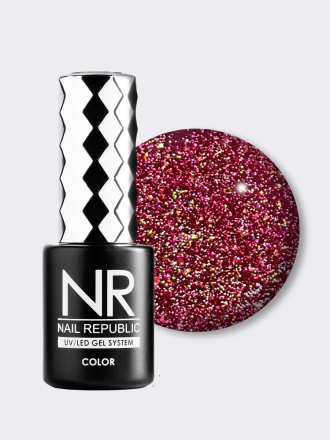NAIL REPUBLIC   Гель-лак светоотражающий   10мл   Bright Flash   #1095