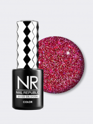 NAIL REPUBLIC   Гель-лак светоотражающий   10мл   Bright Flash   #1096