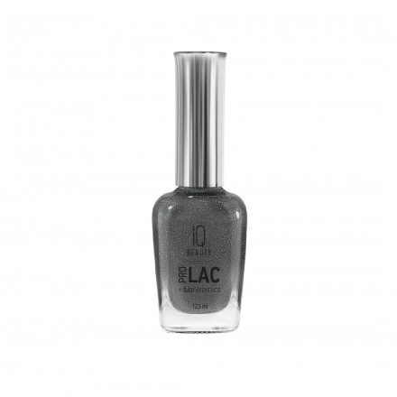 IQ BEAUTY   Лак для ногтей с биокерамикой с шиммером   12,5мл   Prolac DAZZLING GRAPHITE   #121