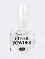 NAIL REPUBLIC   Втирка зеркальная   0,2г   CLEAR POWDER   #50