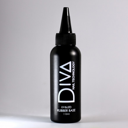 DIVA   База каучуковая прозрачная  RUBBER Base   110мл