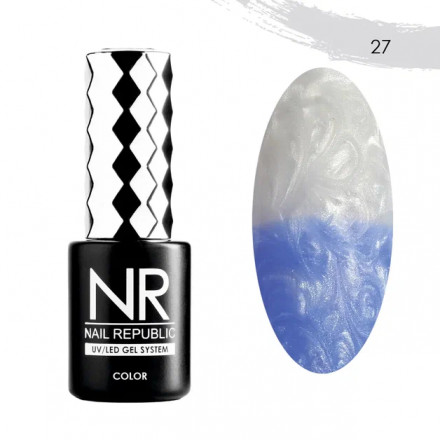 NAIL REPUBLIC   Гель-лак термо   10мл   Thermo Color Pearl   #027
