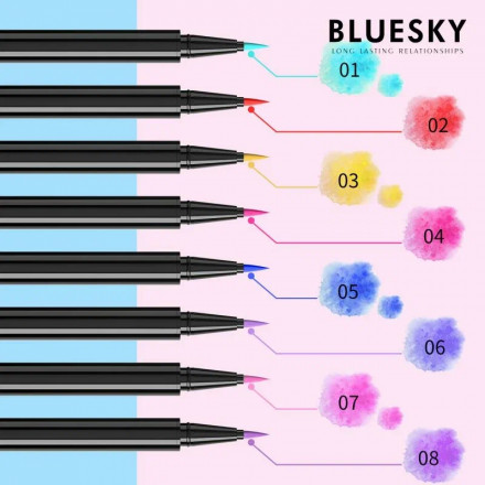 BLUESKY Aquacolor nail pen Акварельный фломастер №08