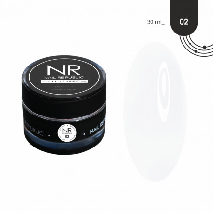 NAIL REPUBLIC   Гель моделирующий средне-густой   Gel   CLASSIC   #02   30г