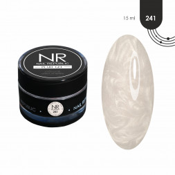 NAIL REPUBLIC   Гель моделирующий средне-густой перламутровый   Gel PEARL   #241   15г