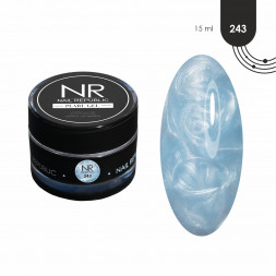 NAIL REPUBLIC   Гель моделирующий средне-густой перламутровый   Gel PEARL   #243   15г