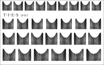 TIES   Пленка для френча   D-017
