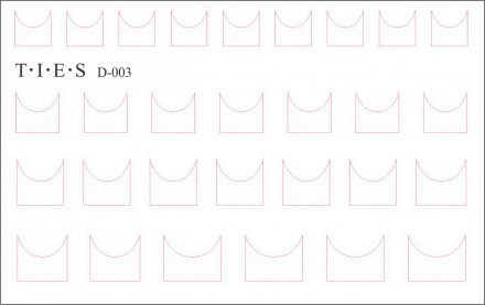 TIES   Пленка для френча   D-003