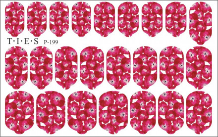 TIES   Пленка для маникюра   P-199